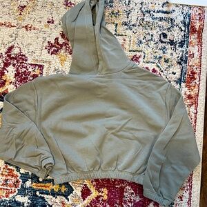 Zara cropped hoodie